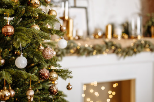 Styled Christmas tree